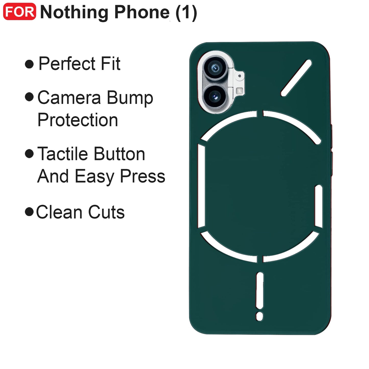 CEDO Nothing Phone (1) (5G) Back Cover | Camera Bump Protection & Inner Velvet Fabric Lining | Ultra Slim Matte Soft Rubberised Case Cover (Blue)