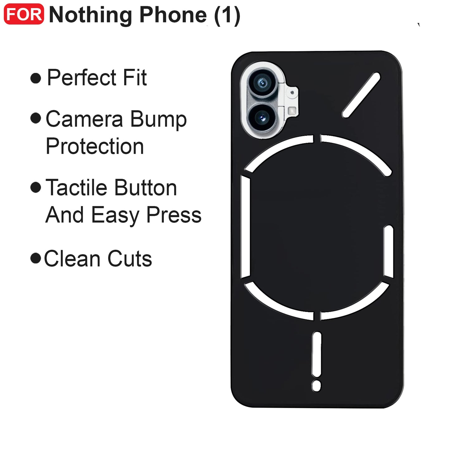 CEDO Nothing Phone (1) (5G) Back Cover | Camera Bump Protection & Inner Velvet Fabric Lining | Ultra Slim Matte Soft Rubberised Case Cover (Blue)